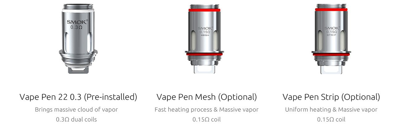 SMOK VAPE PEN 22 Ersatz Coil - 5 Stück / Packung