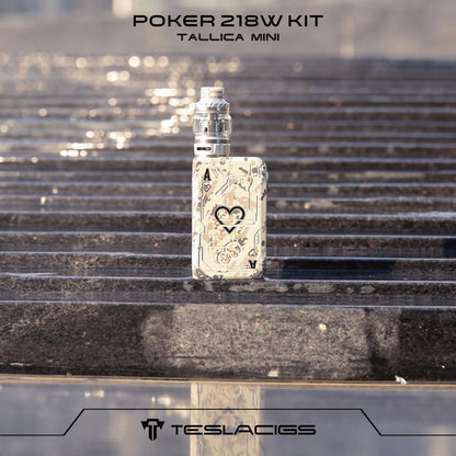 Teslacigs Poker 218 Kit mit Resin Tallica Mini Verdampfer 4ml/6ml