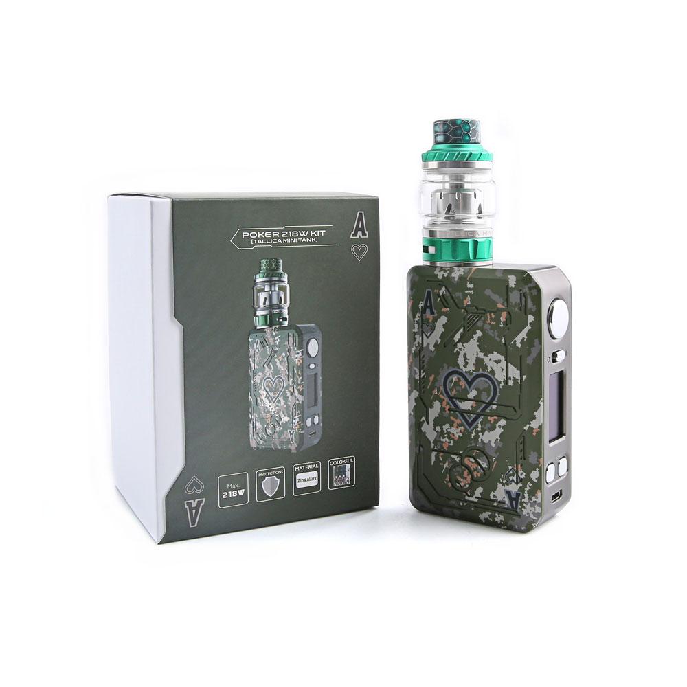 Teslacigs Poker 218 Kit mit Resin Tallica Mini Verdampfer 4ml/6ml
