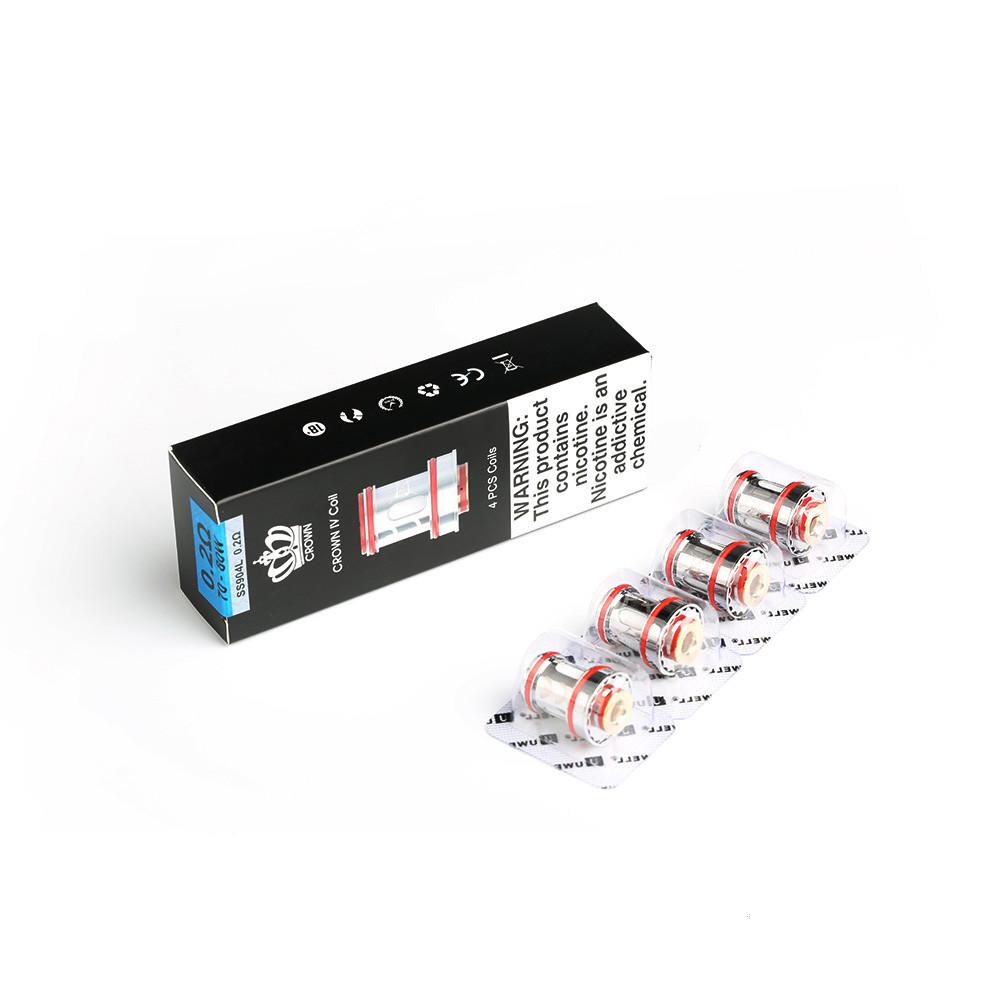 Uwell Crown 4 (IV) Dual SS904L Ersatz Coil Verdampferkopf (4 Stück / Packung)