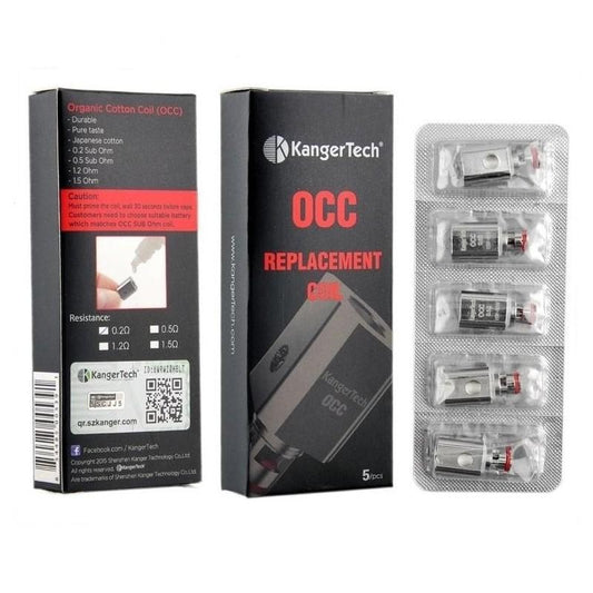 KangerTech Upgraded Vertical OCC Ersatz Verdampfer - 5 Stück / Packung