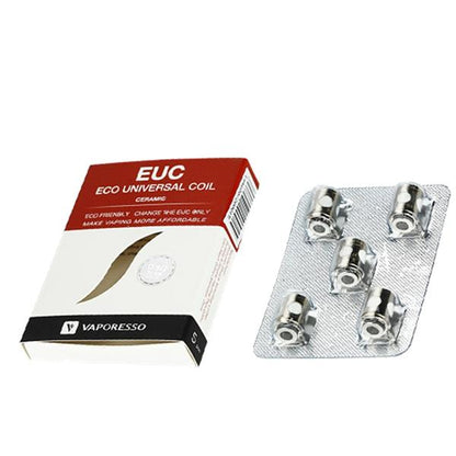 Vaporesso VECO ONE SS316 Ceramic EUC Coil Verdampferkopf 0,3 Ohm - 5 Stück / Packung