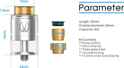 Vandy Vape Perseus RDTA Verdampfer - 4ml