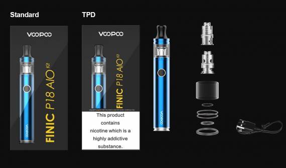Voopoo Finic 18 AIO Kit 1350mAh & 1.8ml