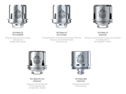 SMOK TFV8 X-Baby Ersatz Coil Verdampferkopf - 3 Stück / Packung